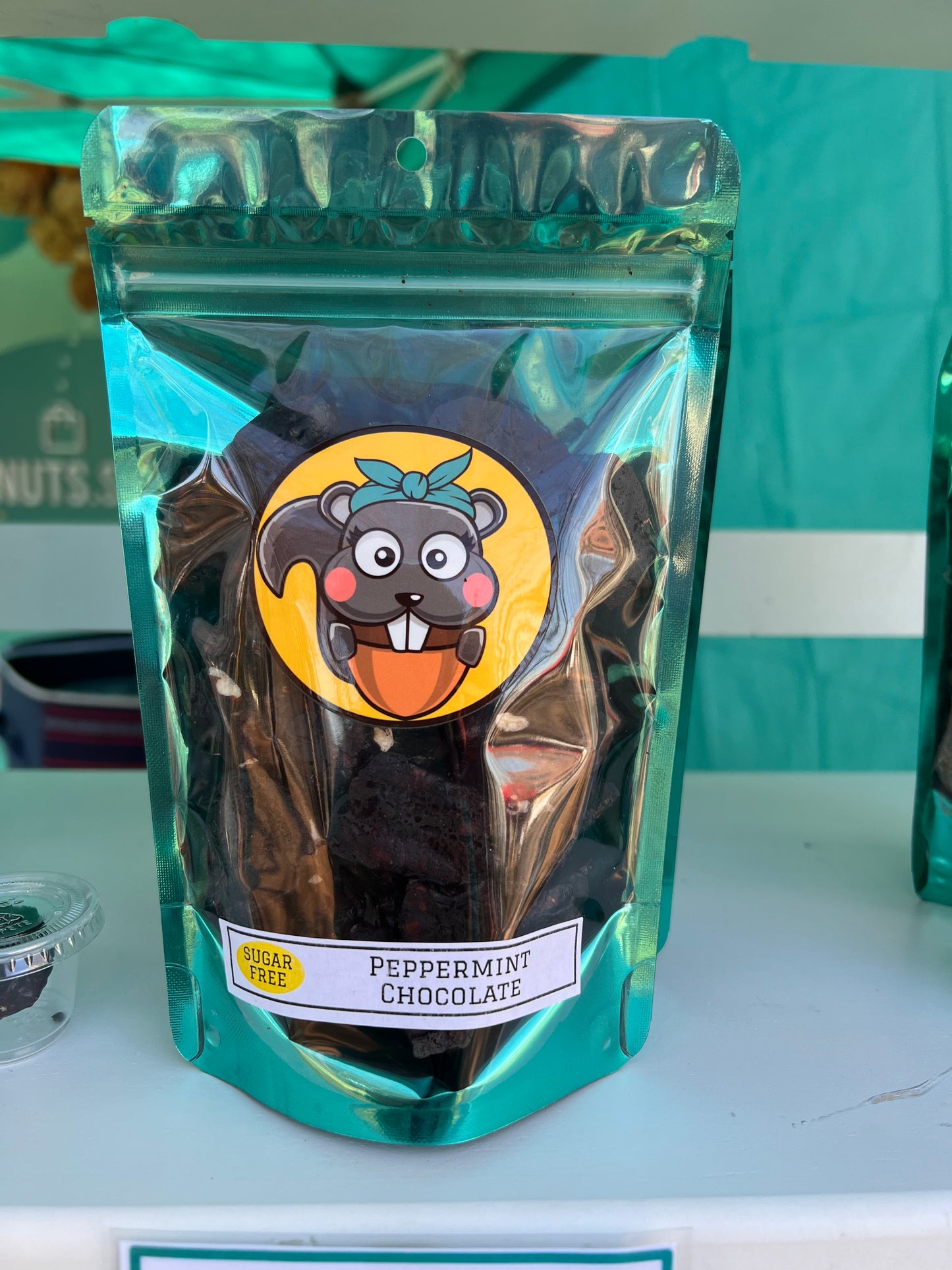 Sugar Free Peppermint Chocolate Pecans