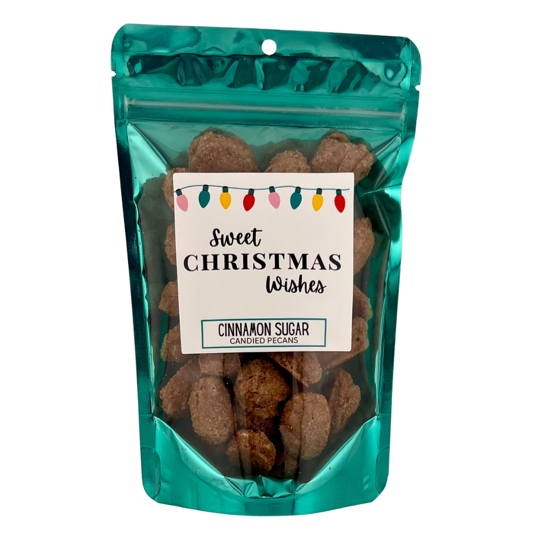 Cinnamon Sugar Candied Pecans