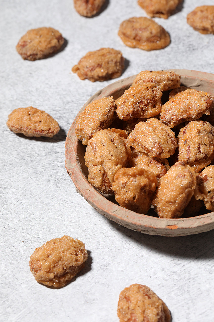 Brown Sugar Bacon Candied Pecans