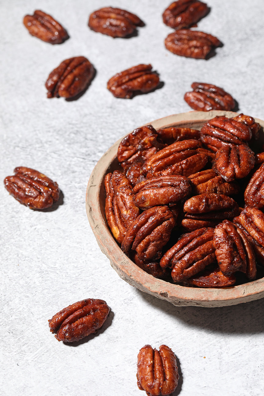 Sweet Heat Candied Pecans