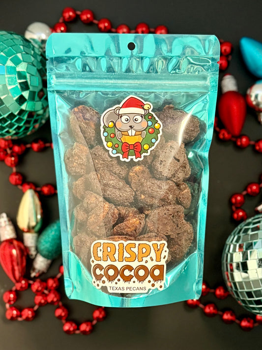 Crispy Cocoa Candied Pecans