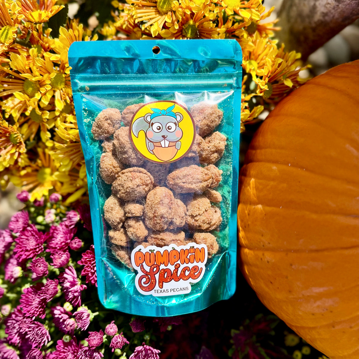 Pumpkin Spice Candied Pecans
