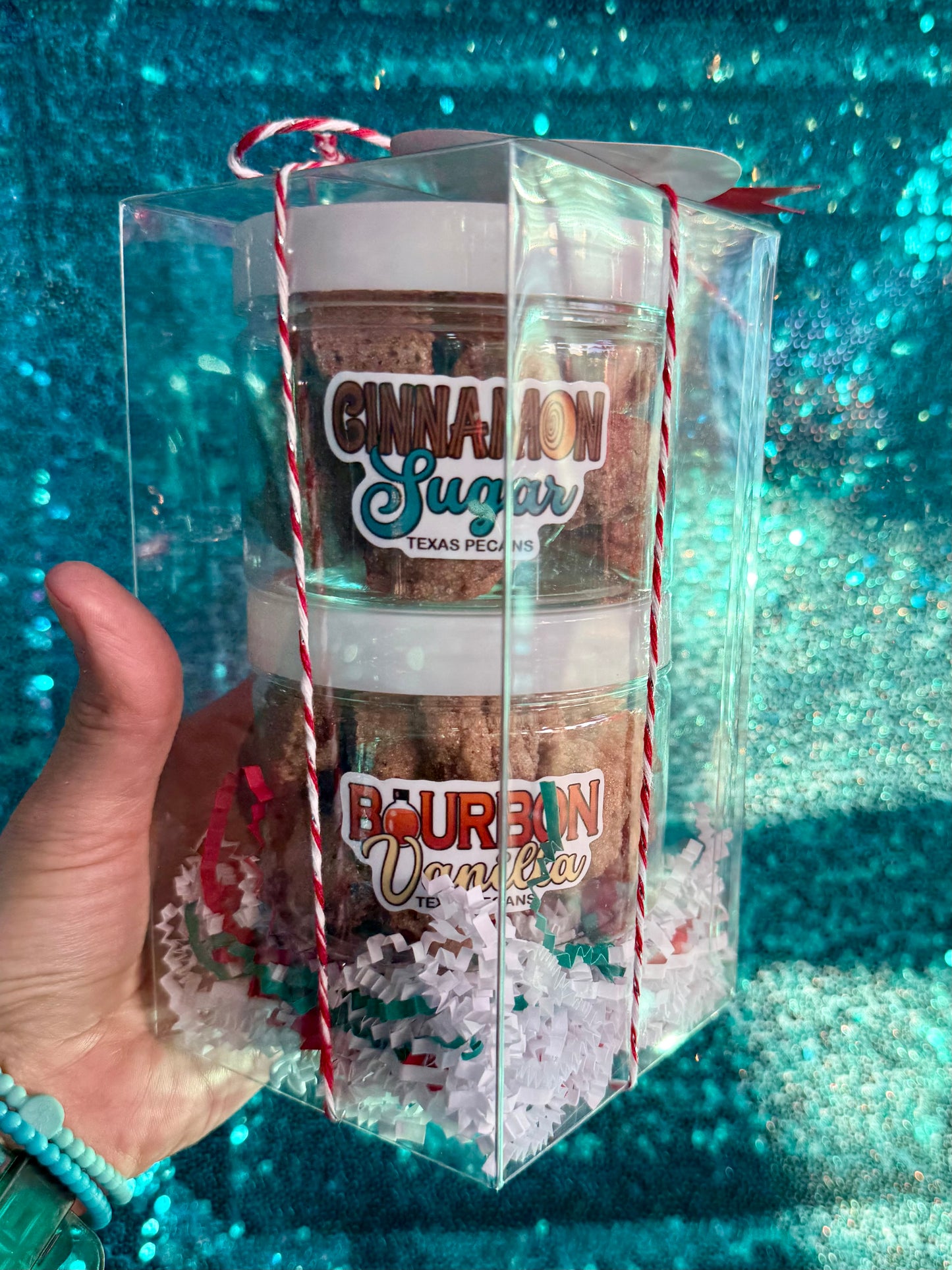 Candied Pecan Gift Jar