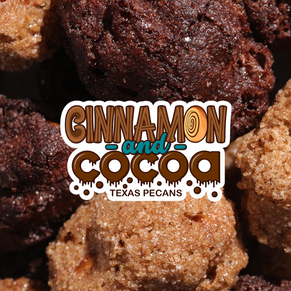 Combo Cinnamon & Cocoa Candied Pecans – AW, Nuts!