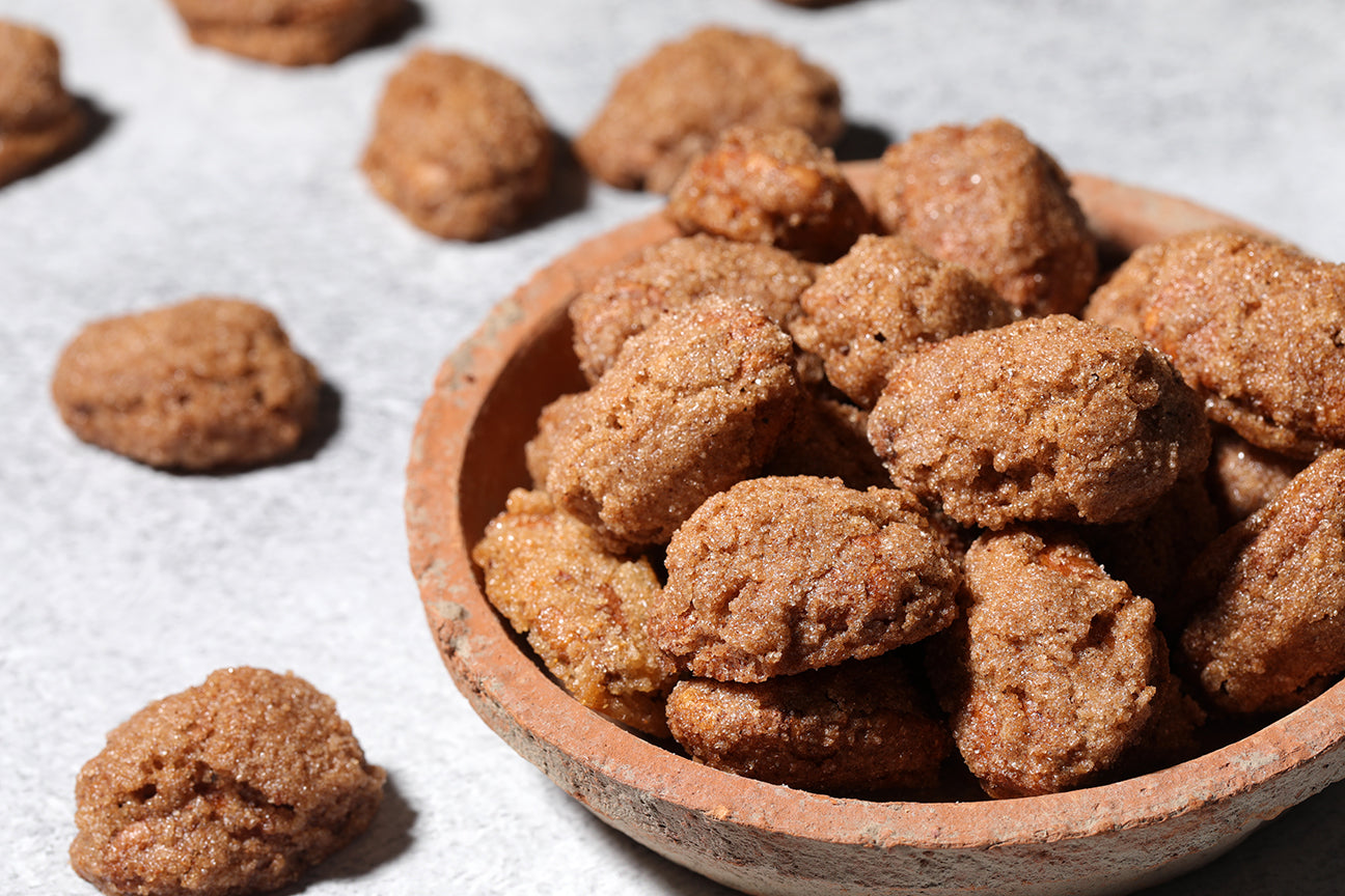 Cinnamon Sugar Candied Pecans