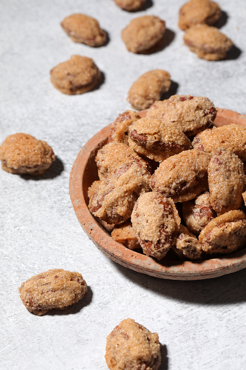 Bourbon Vanilla Candied Pecans